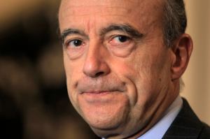 France's Foreign Minister Alain Juppe attends a news conference at the Quai d'Orsay ministry in Paris